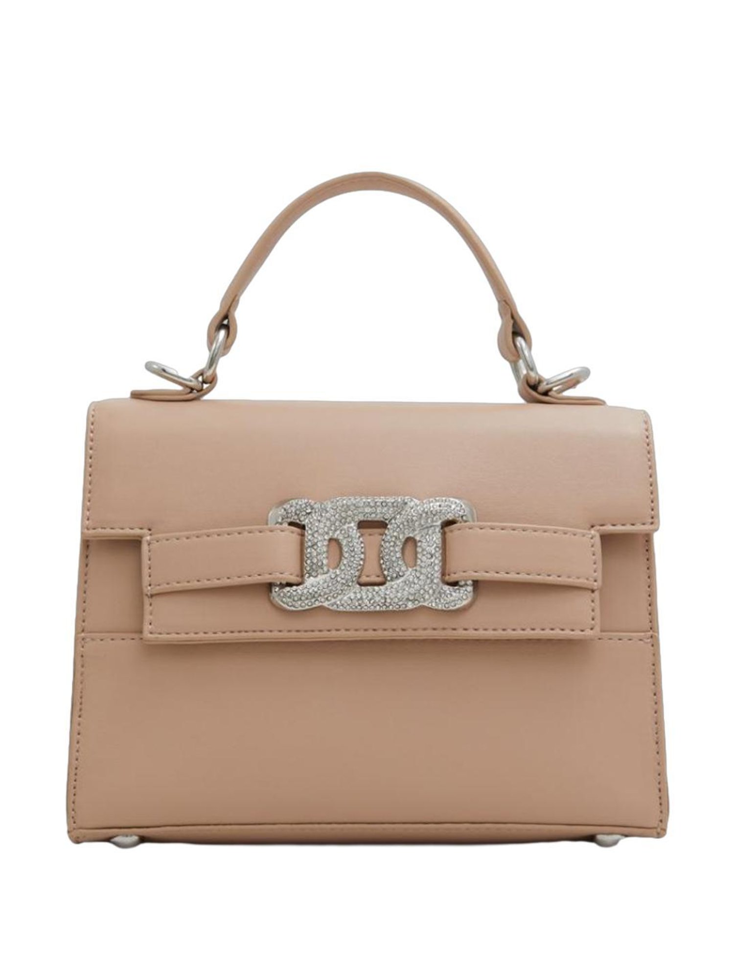 Call It Spring Beige Solid Handbag