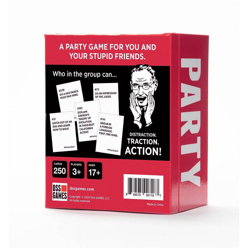 Who Can Do It Party Game