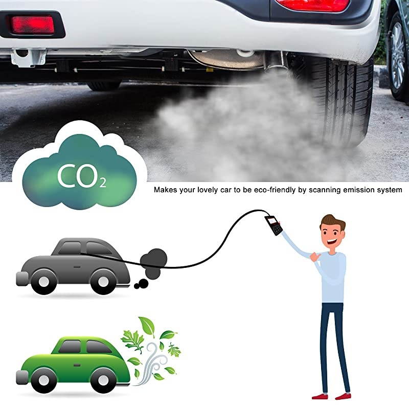 X431 OBD2 Scanner Creader V Plus Car Code Reader Diagnostic OBDII Leak Detection Tool