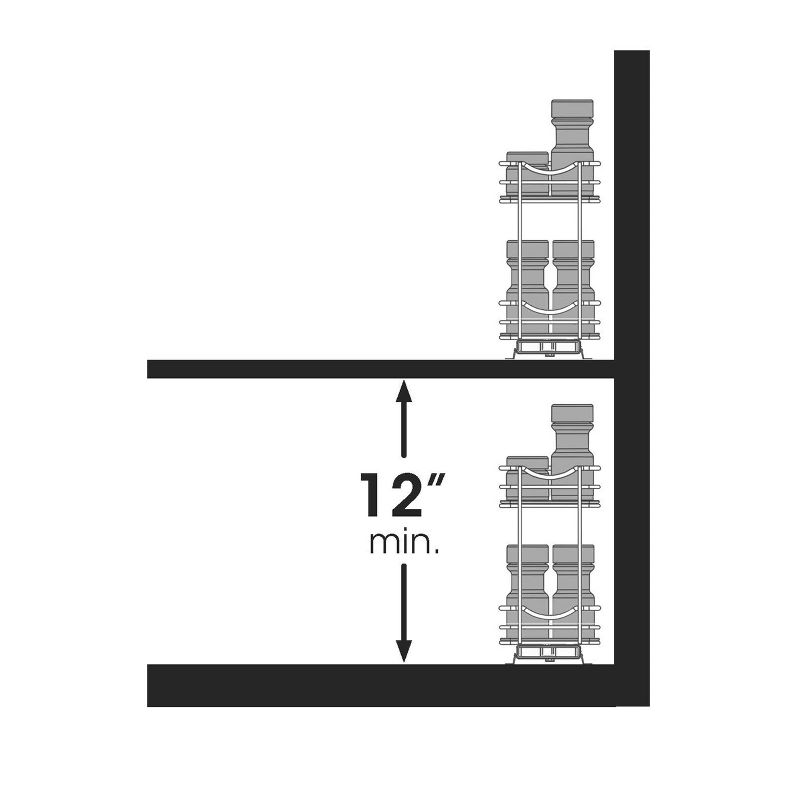 Range Kleen Pan Tree Cookware Storage Organizer - White (19")
