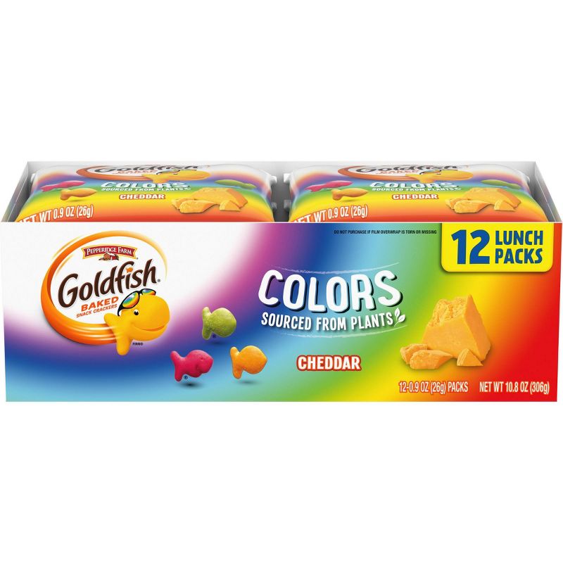 Pepperidge Farm Goldfish Colors Cheddar - 12ct