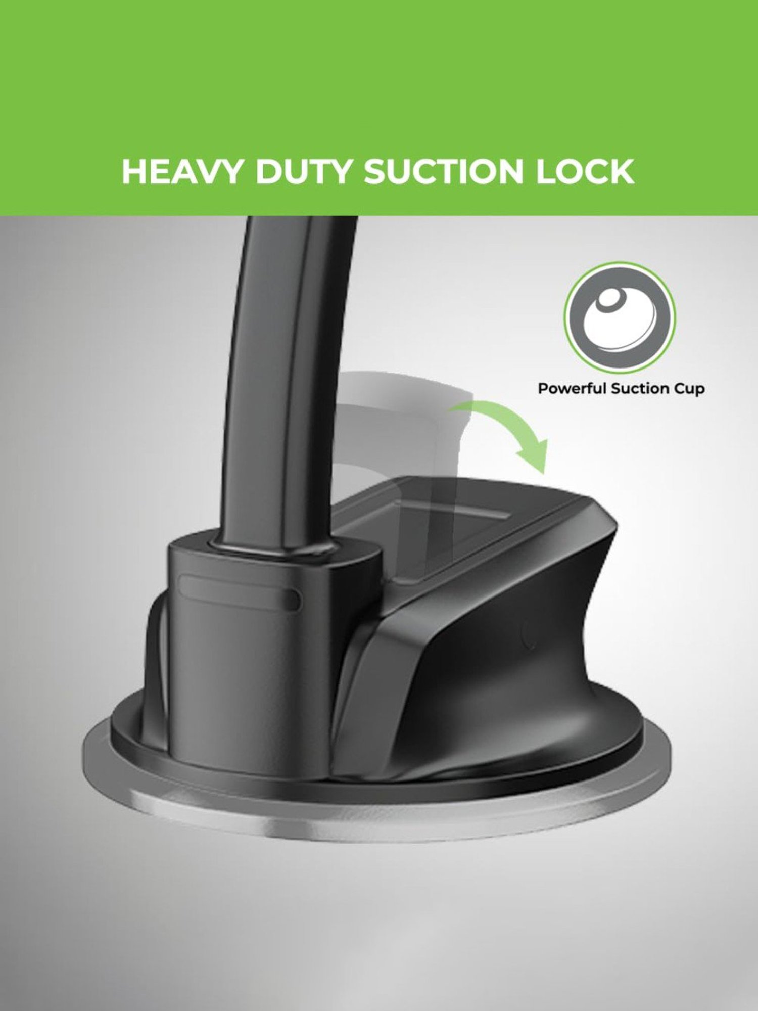 ULTRAPROLINK UM1167 Drive Safe, Universal Adjustable Holder Car Mount for All Smartphones (Black)