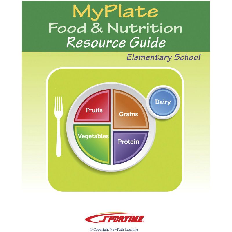 Sportime MyPlate Food & Nutrition Student Learning Guide, 44 Pages, Grade 1 to 4