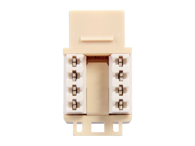 Micro Connectors CAT5 RJ45 Coupler F-F Straight
