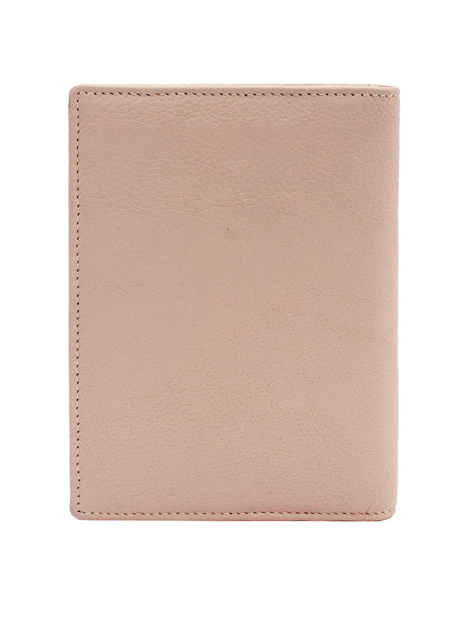 Eske Mabel Blush Pink Solid Small Passport Holder