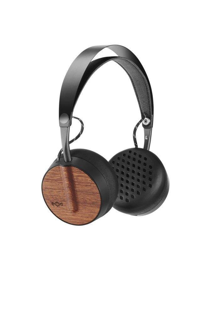 House Of Marley Buffalo Soldier BT On-Ear Bluetooth Headphones with Mic, Black, EM-JH091-SB