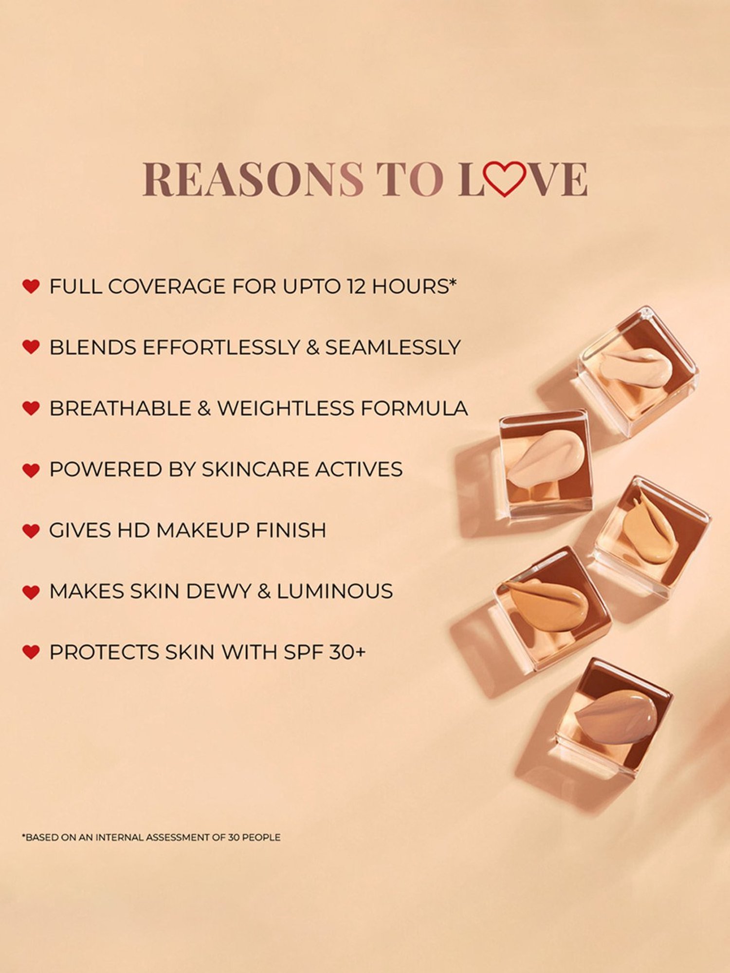 JUST HERBS Serum Foundation SPF 30+ 04-Natural - 30 ml