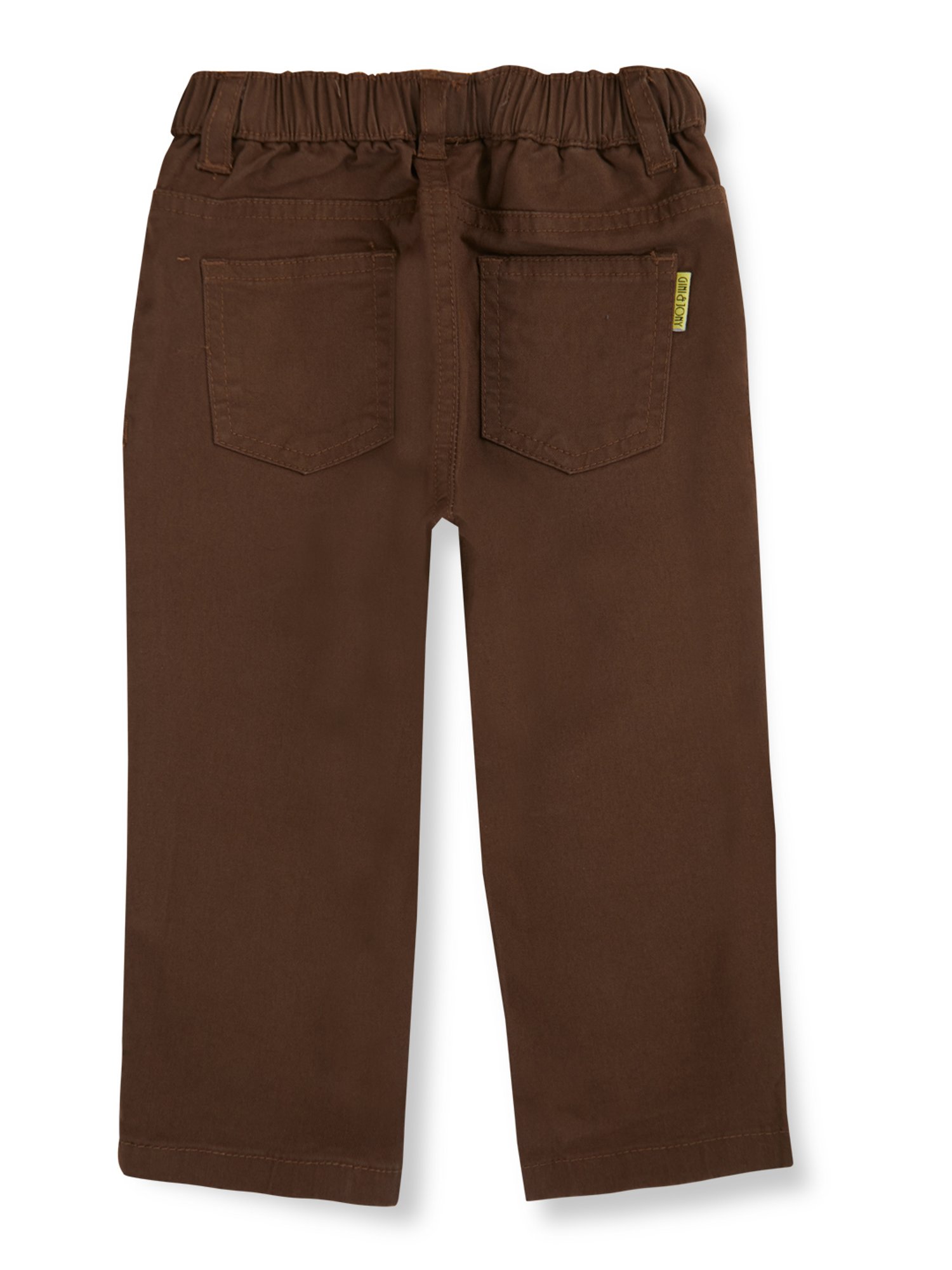 GJ baby Brown Solid Trousers