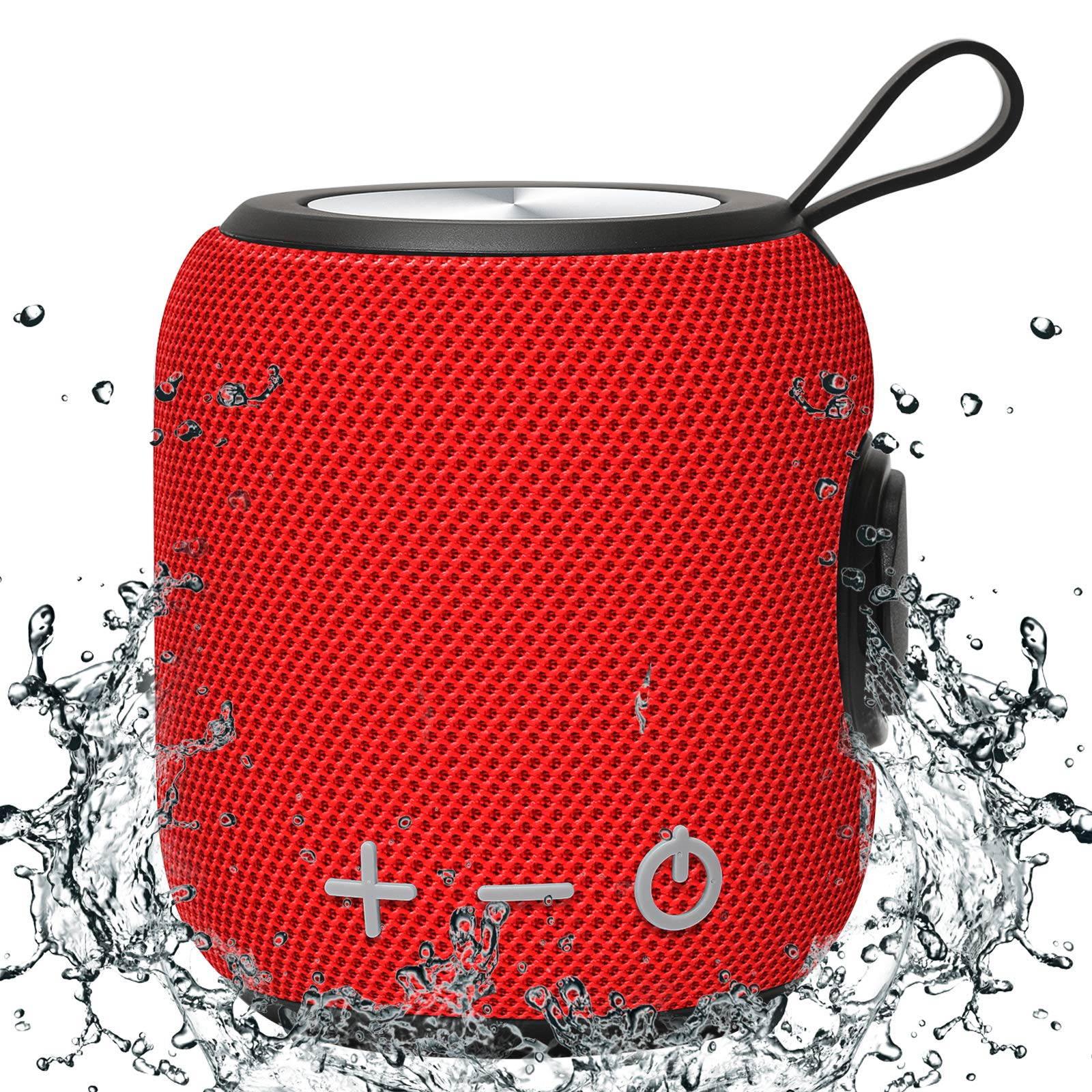 Portable Bluetooth Speaker, Bluetooth 5.0 Dual Pairing Loud Wireless Mini Speaker, 360 HD Surround Sound & Rich Stereo Bass,24H Playtime, IPX67 Waterproof for Travel, Outdoors, Home and Party