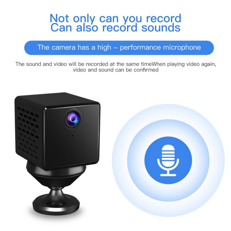 Vstarcam C90S Mini Spy Camera Hidden Nanny Camera with Night Vision and Motion Detection - Wireless for Indoor Outdoor Use - 1080p HD Recording - 2-in-1 WiFi/DV Mode - for Home or Business with 64GB