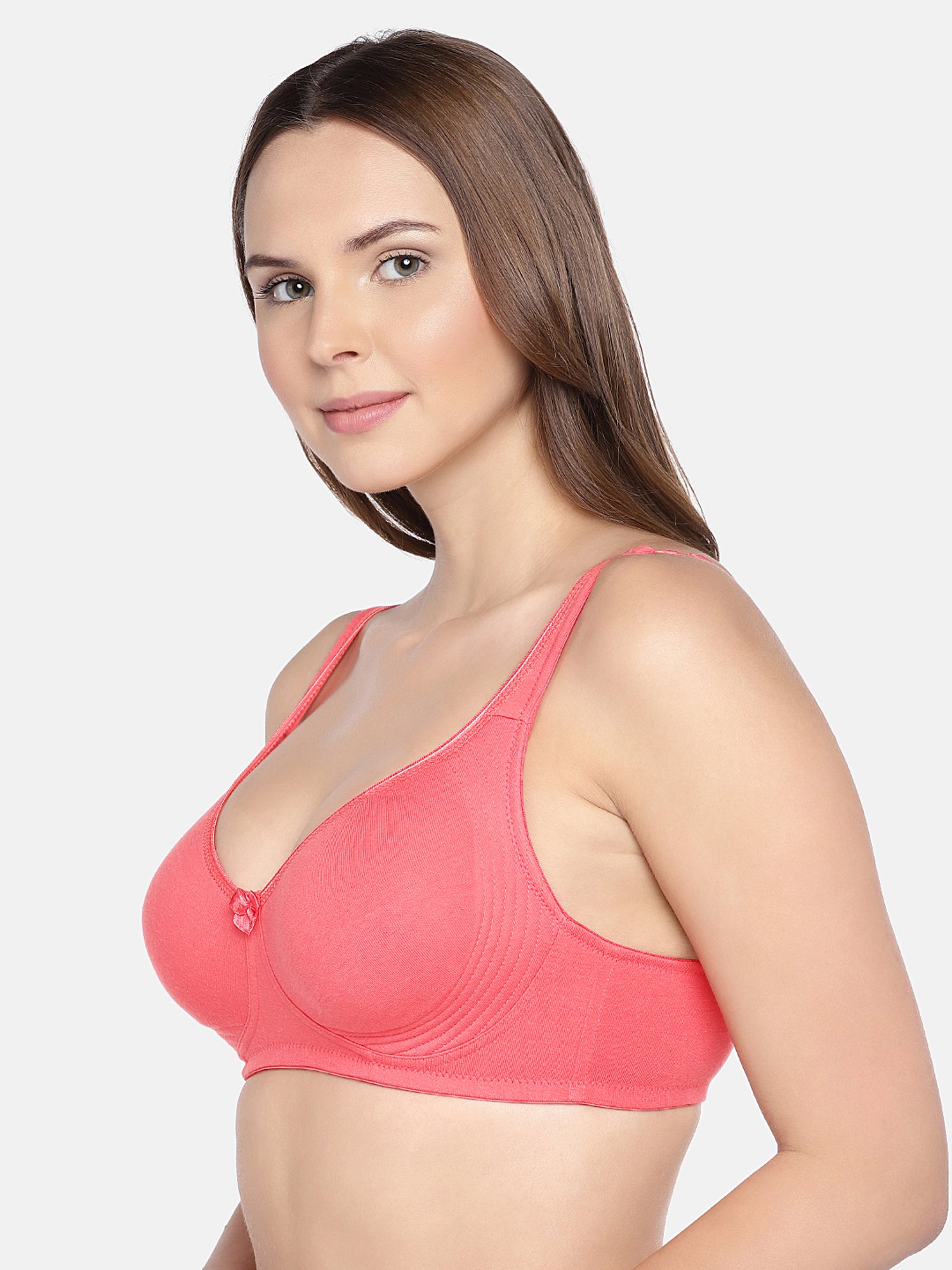 Inner Sense Blue & Pink Full Coverage Bra - Pack of 3