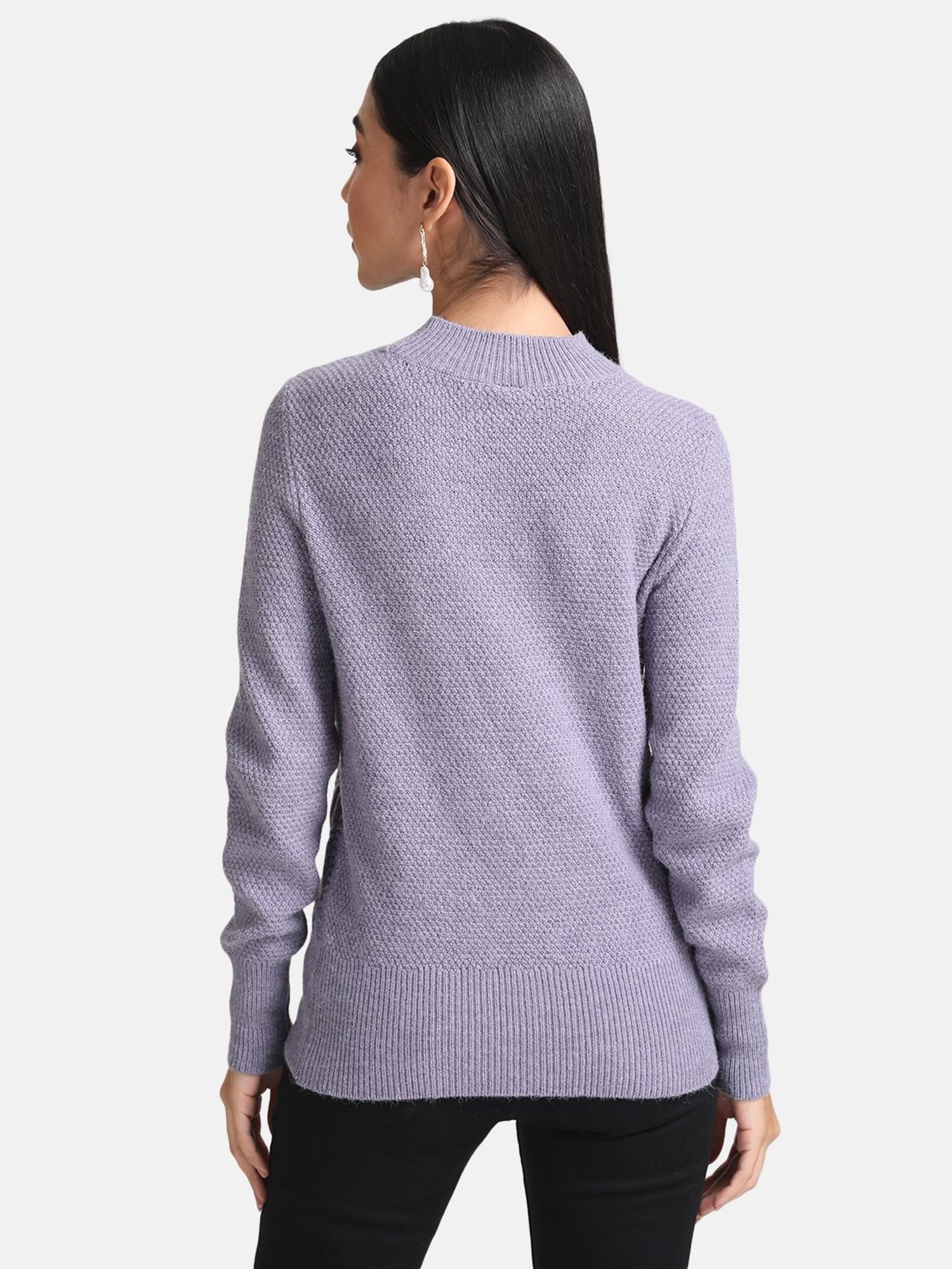 Kazo Cable Knit Turtle Neck Pullover