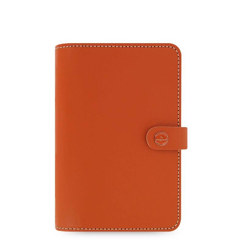 Filofax Original Leather Organizer Personal Burnt Orange  - 022390