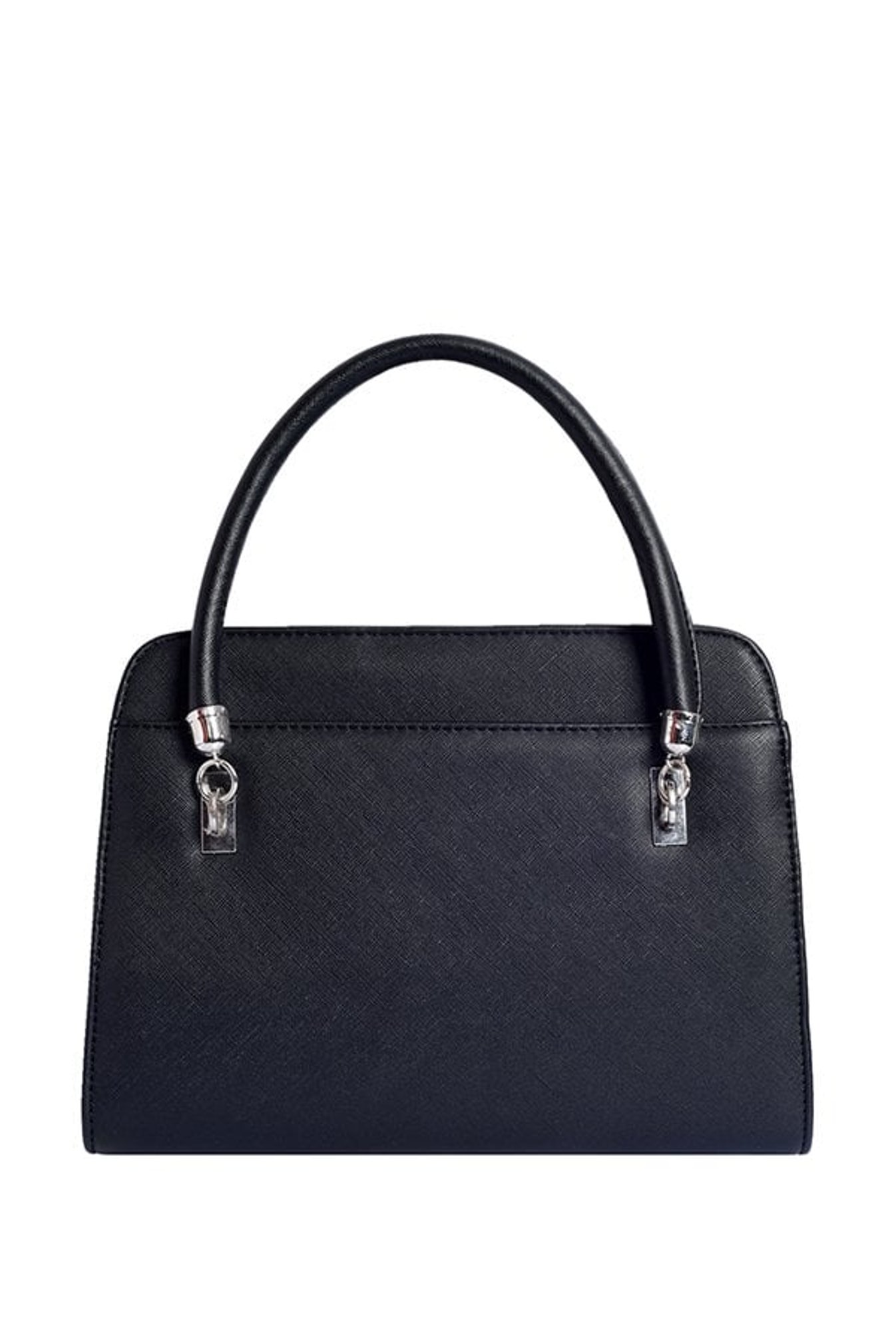 Lino Perros Black Solid Handbag