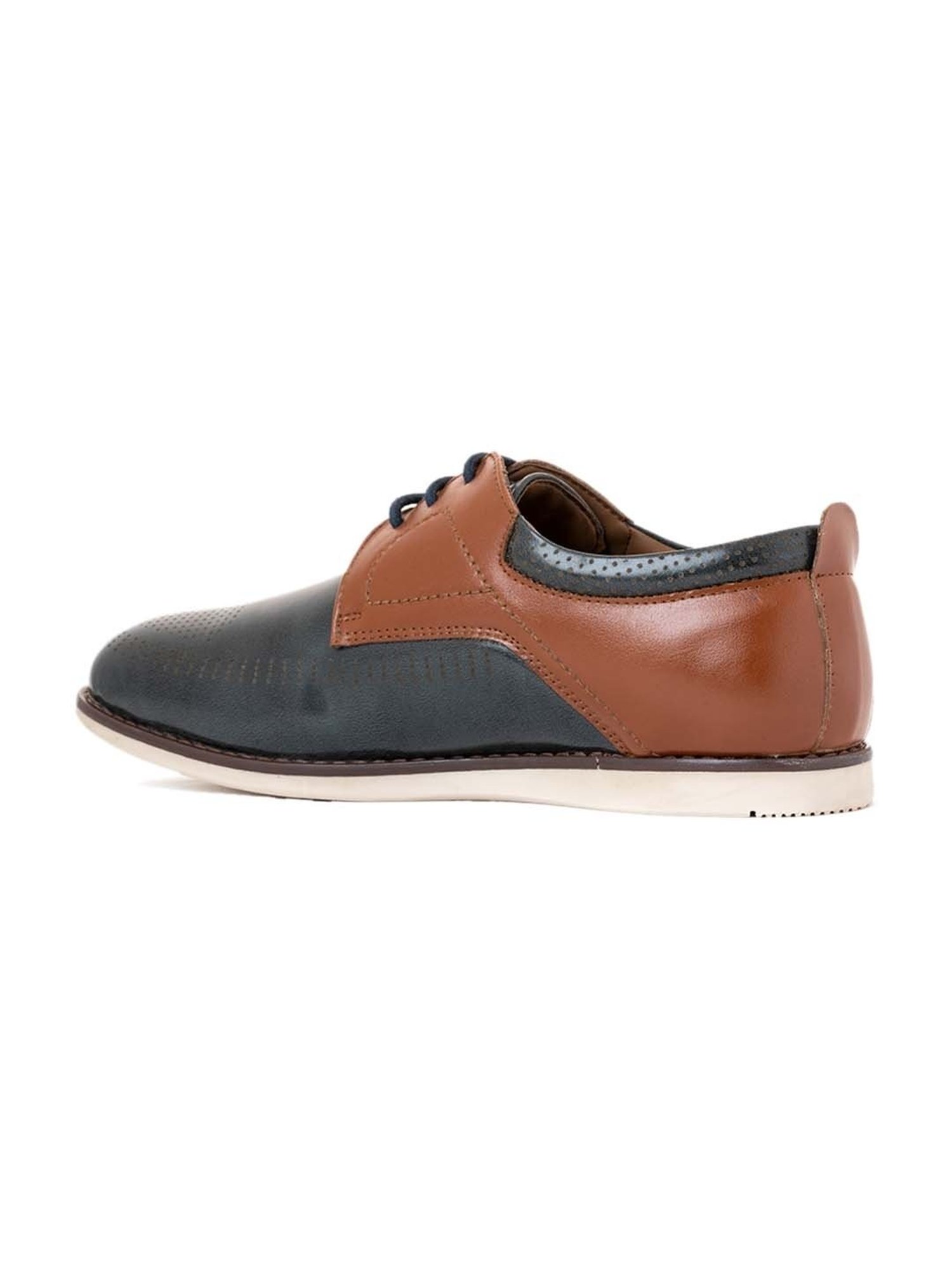 Khadim Men's Grey Derby Shoes