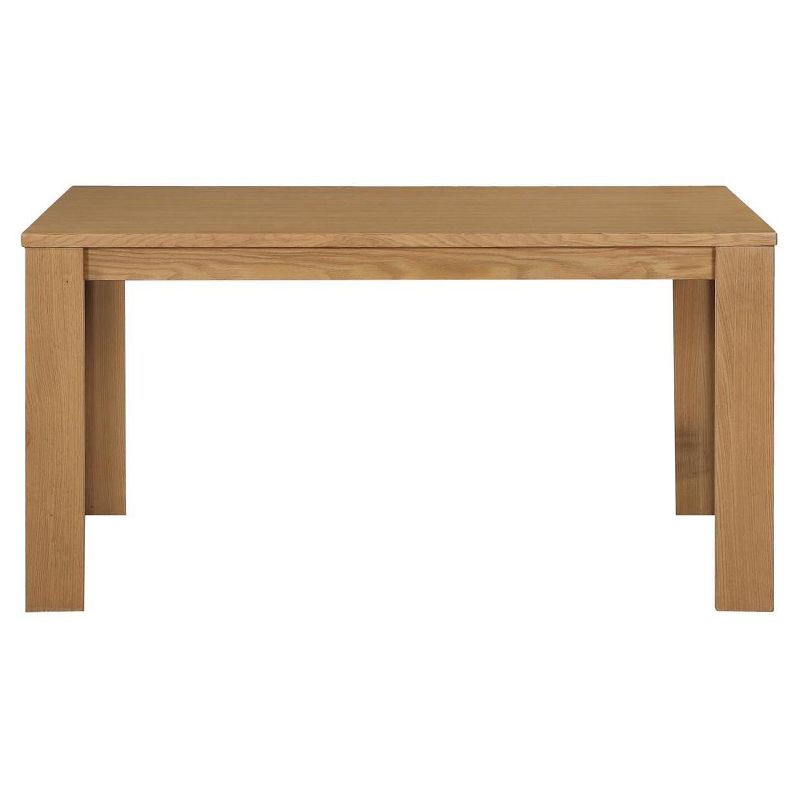 Weston Block Leg Wood Dining Table Wheat - Dorel Living