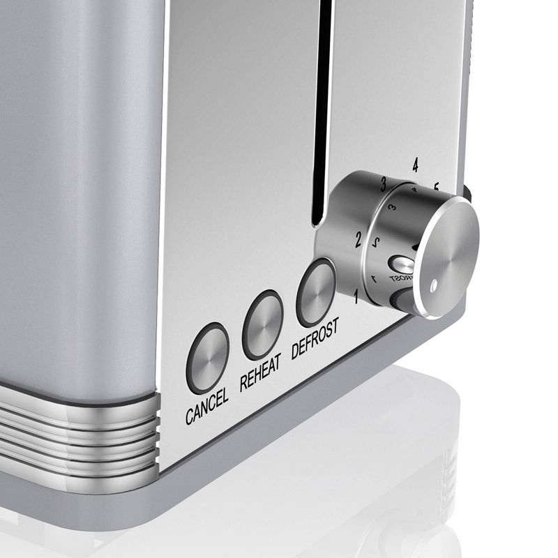 Salton Swan Retro 2-Slice Toaster - Gray