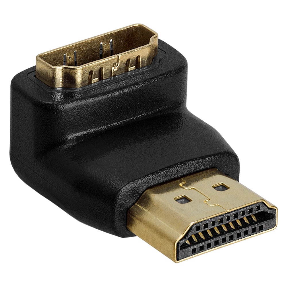 Cmple - HDMI Male to Female Port Saver -90 Degree