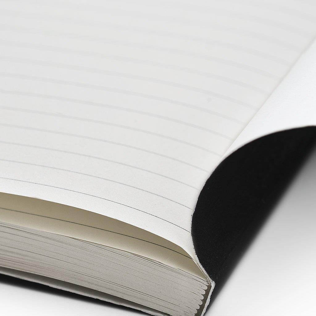 Northbooks A5 Softcover Writing Notebooks: Journal/Notebook / Diary/Notepad for School, Work, Travel or Personal Use - 144 Pages - 5.81" x 8.25" Cream Lined College Ruled Paper - Gray Cover