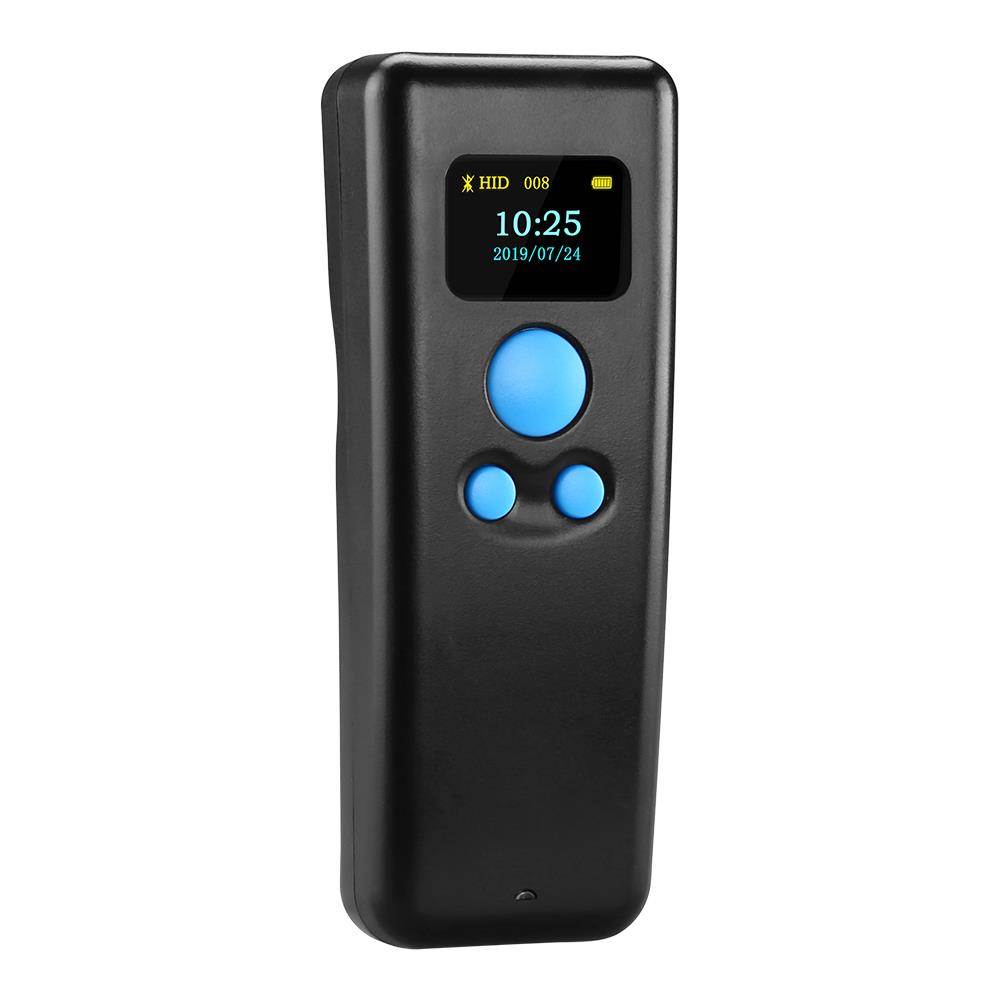 Portable 1d high speed handheld bluetooth barcode 3 in 1scanner gun compatible with various apps and computer