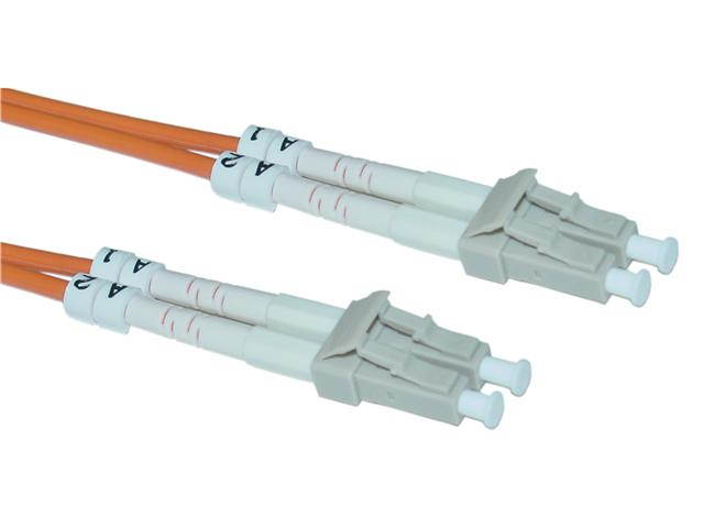 Cable Wholesale LC / LC Multimode Duplex Fiber Optic Cable 50/125 - 3 Meter (9.9 ft)