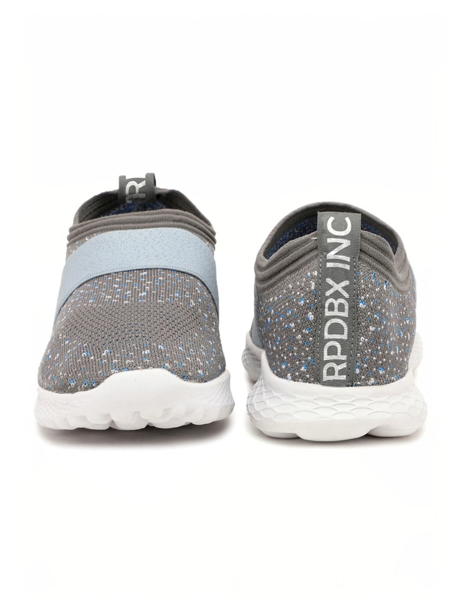 Rapid Box Men's Grey Walking Shoes