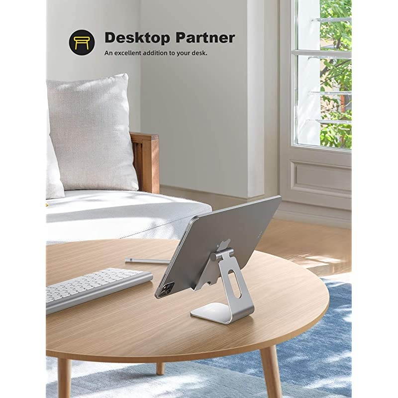 Smart Phone and Tablet Stand - Foldable Vertical and Horizontal Mount for iPhone / iPad / Samsung Galaxy / HTC One and all Mobile Phones Blue