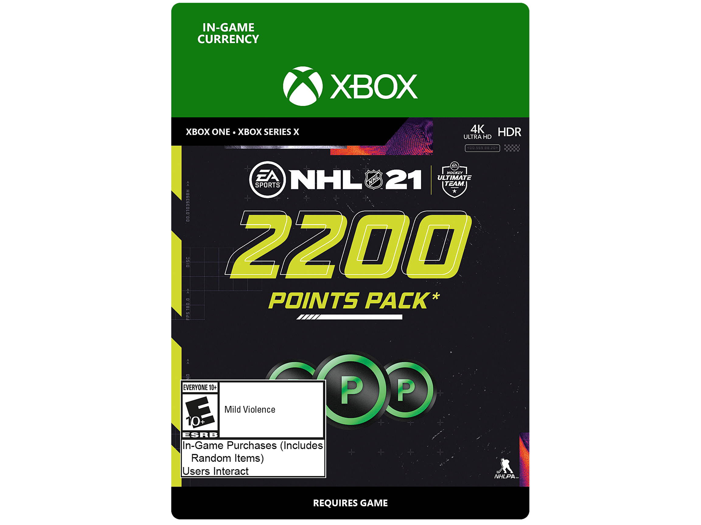 NHL 21: 12000 Points Xbox Series X | S / Xbox One [Digital Code]