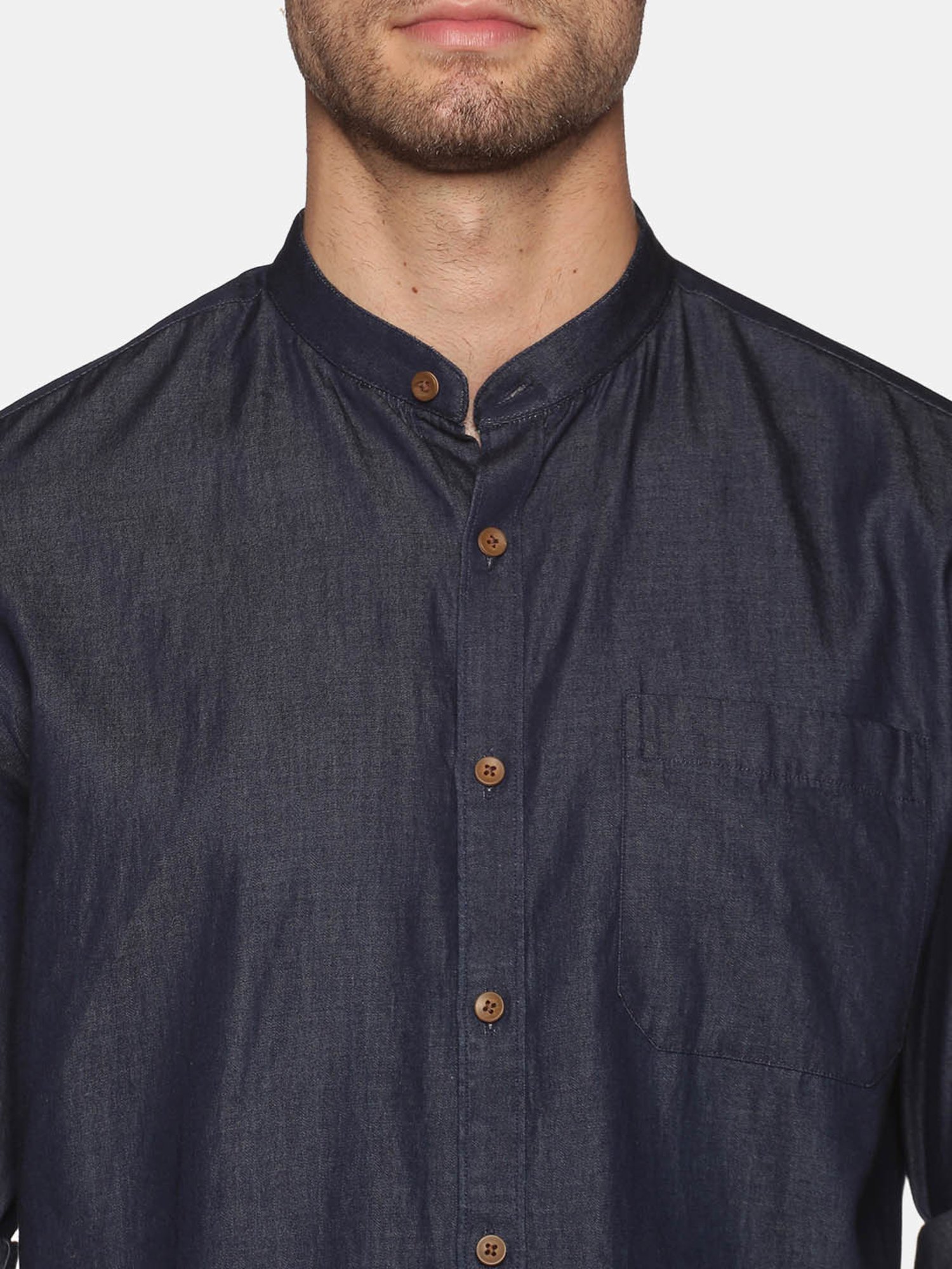 Don Vino Navy Slim Fit Shirt