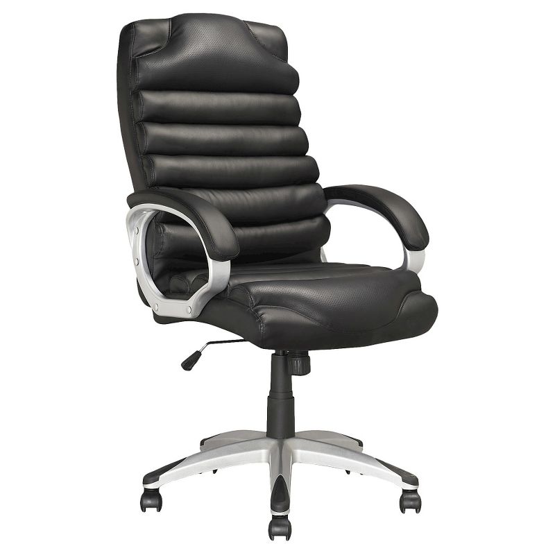 Workspace Executive Office Chair Leatherette Black - CorLiving