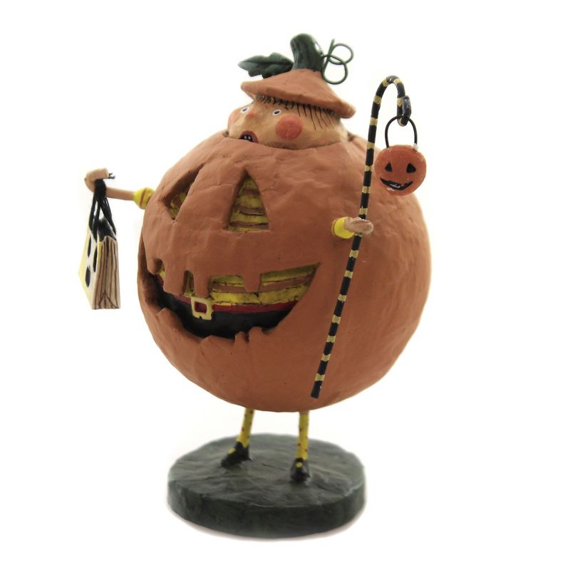 Lori Mitchell 5.5" Jack Squash Halloween  Pumpkin  -  Decorative Figurines