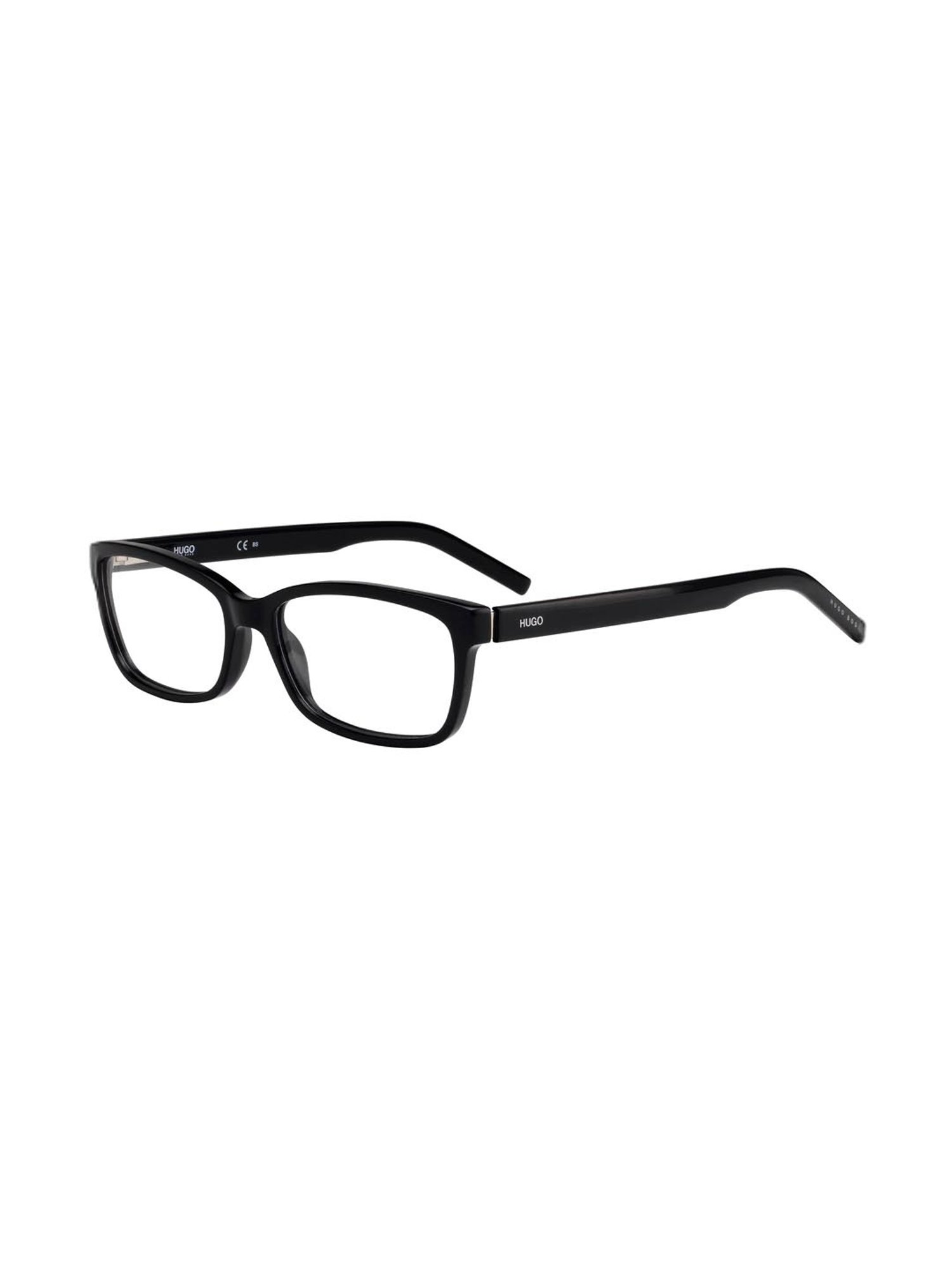 HUGO Black Rectangular Eye Frames for Women