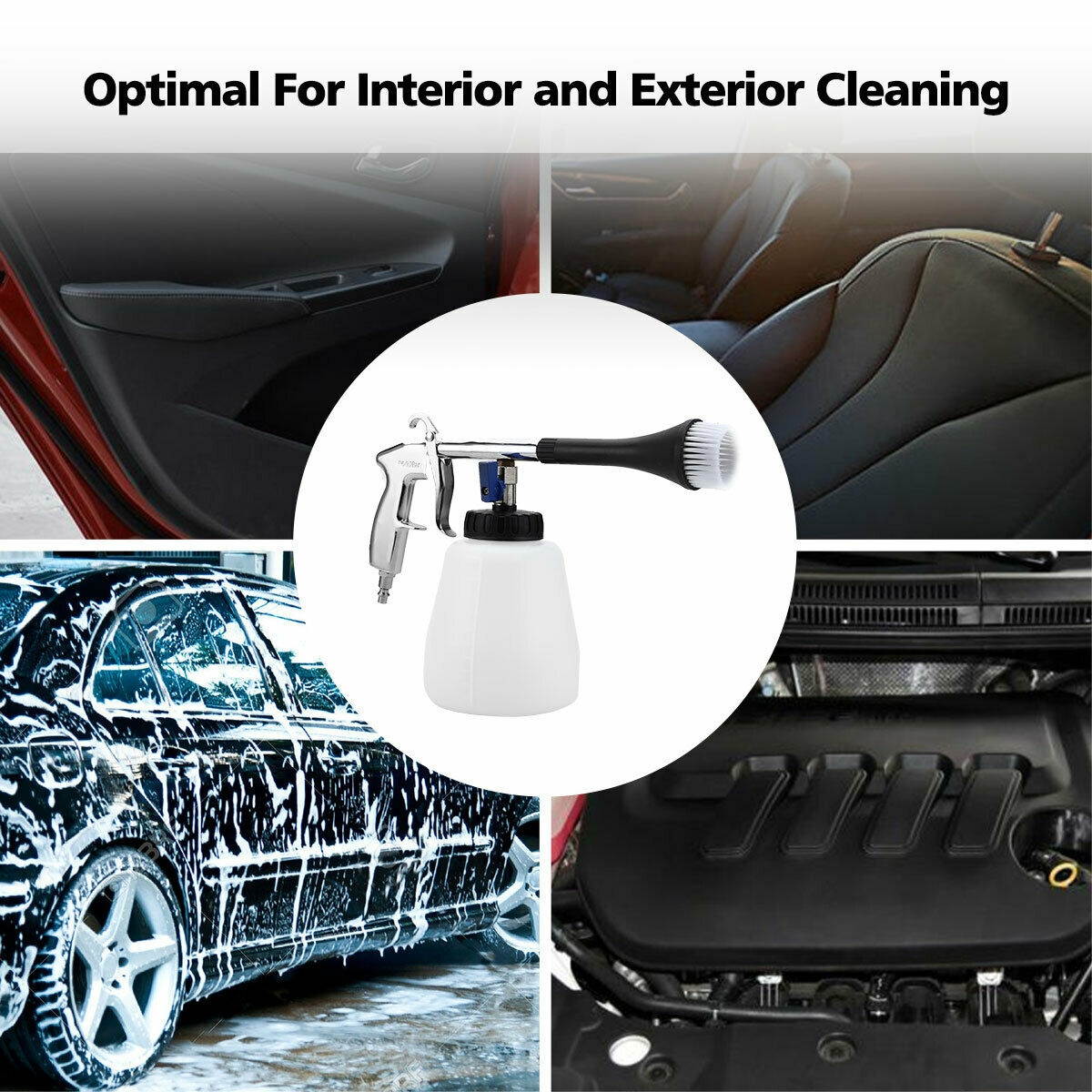 Car Cleaning  Interior Detailing Surface Jet High Pressure Air Cleaner Tools