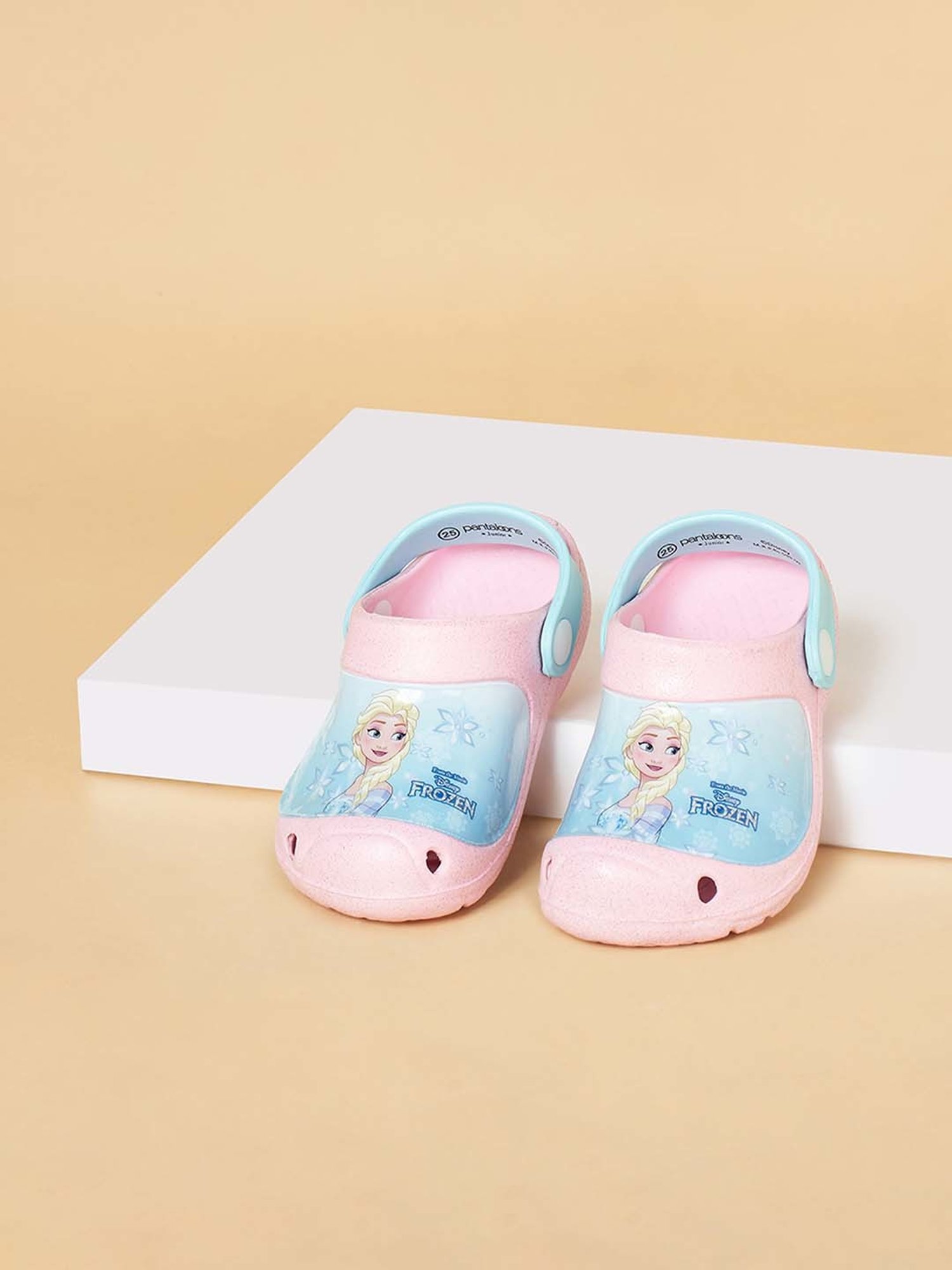 Passion Petals Kids Pink Sling Back Clogs