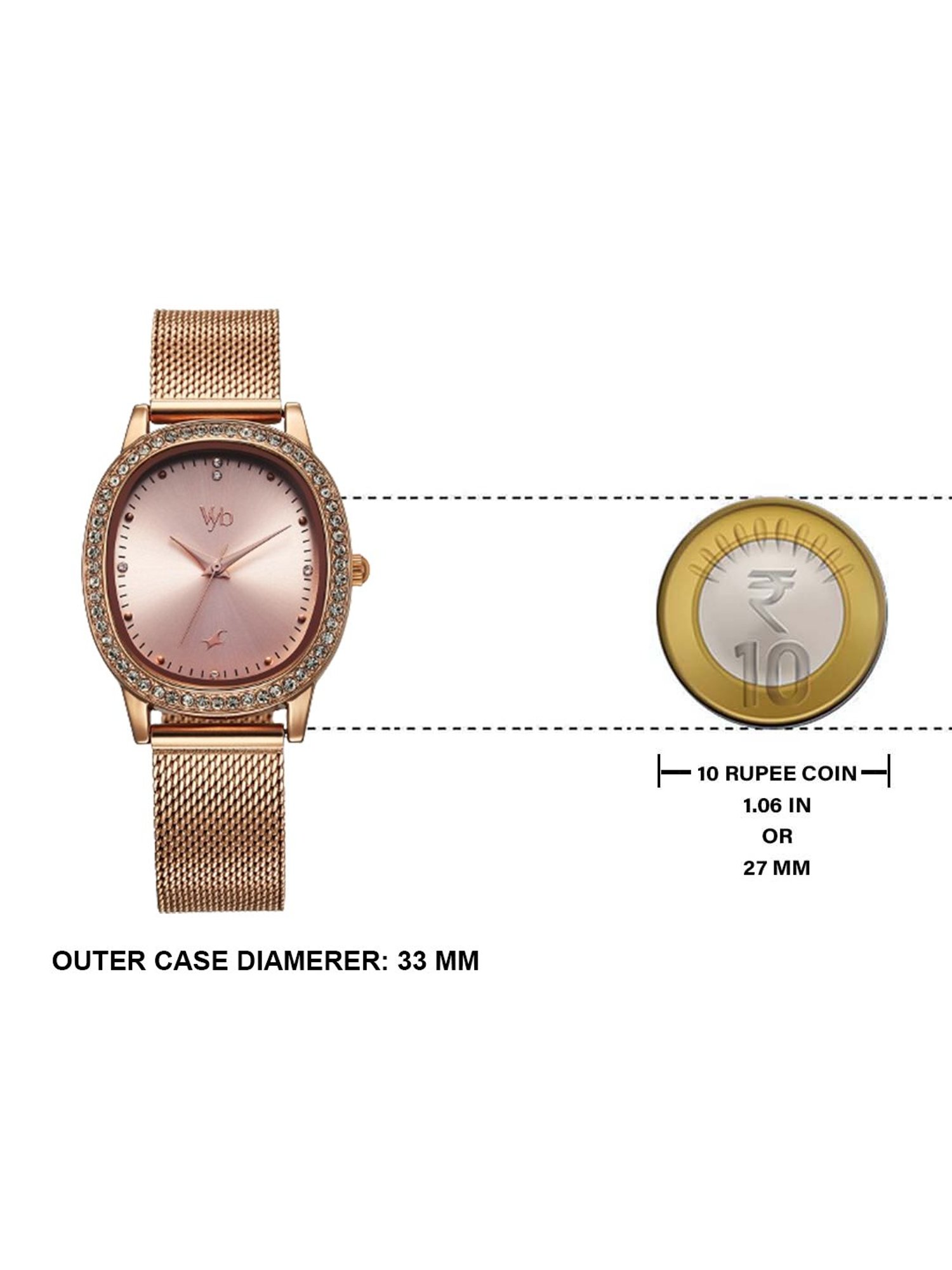 Fastrack Vyb 3.0 FV60049WM01W Analog Watch for Women