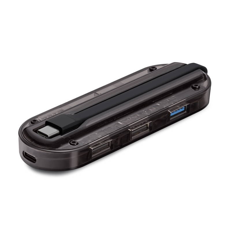 STANSTAR USB C Hub Multiport Adapter, 7 in 1 Portable Space Aluminum Dongle with 4K HDMI Output, USB Ports, SD/Micro SD Card Reader Compatible for More Type C Devices