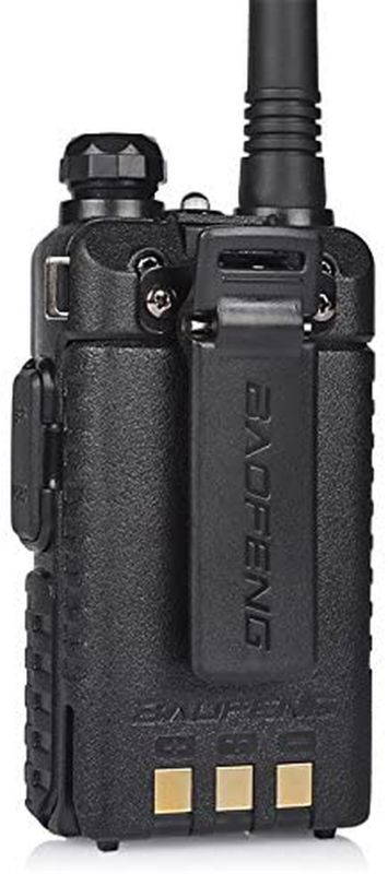 BAOFENG 2 Pack 8W Radio+1 Cable+2 speaker 2 Pack Tri-Power 8/4/1W Two-Way Radio Transceiver,Black