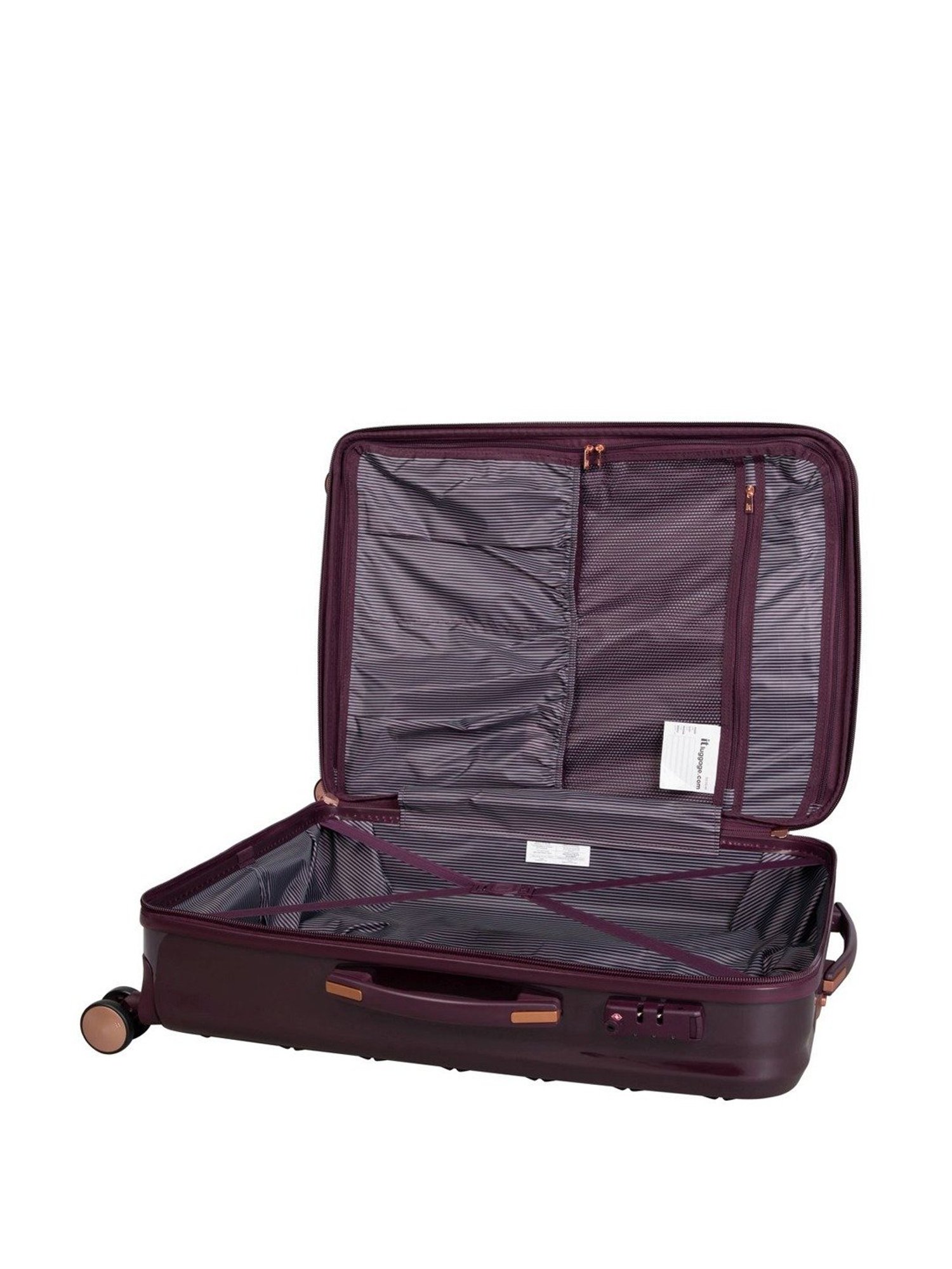 it luggage Certify Wine Set of 3-28 24 20 inches Expandable Hardsided Luggage Trolley with TSA Lock