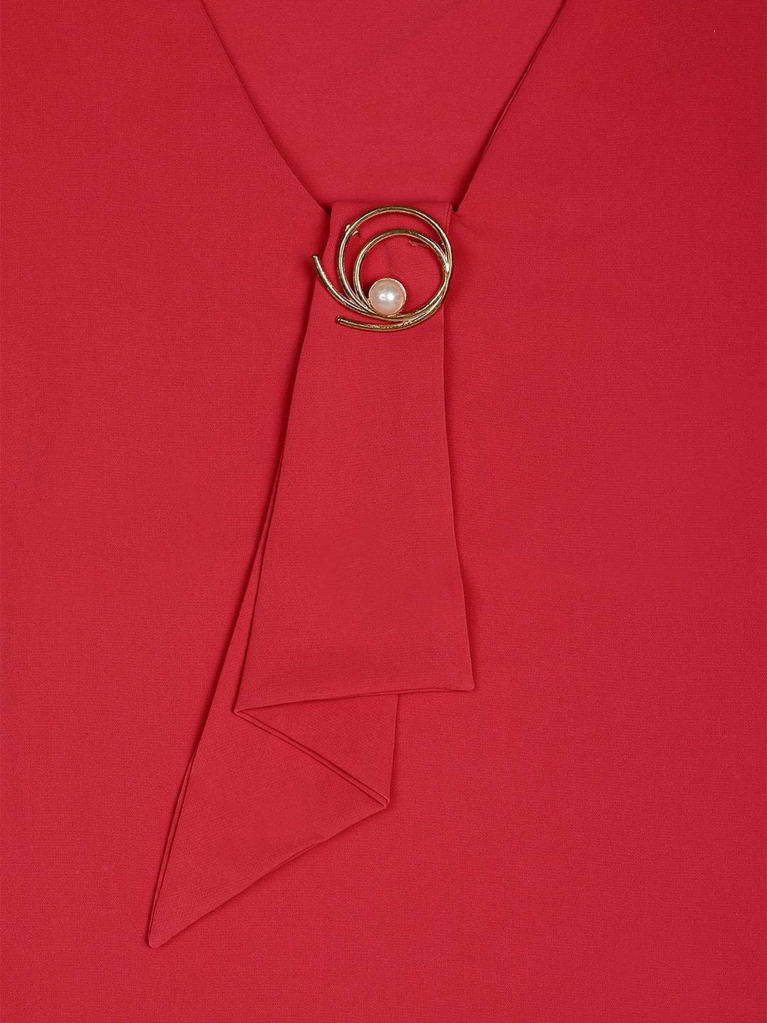 ZIAMA Kids Red Regular Fit Top