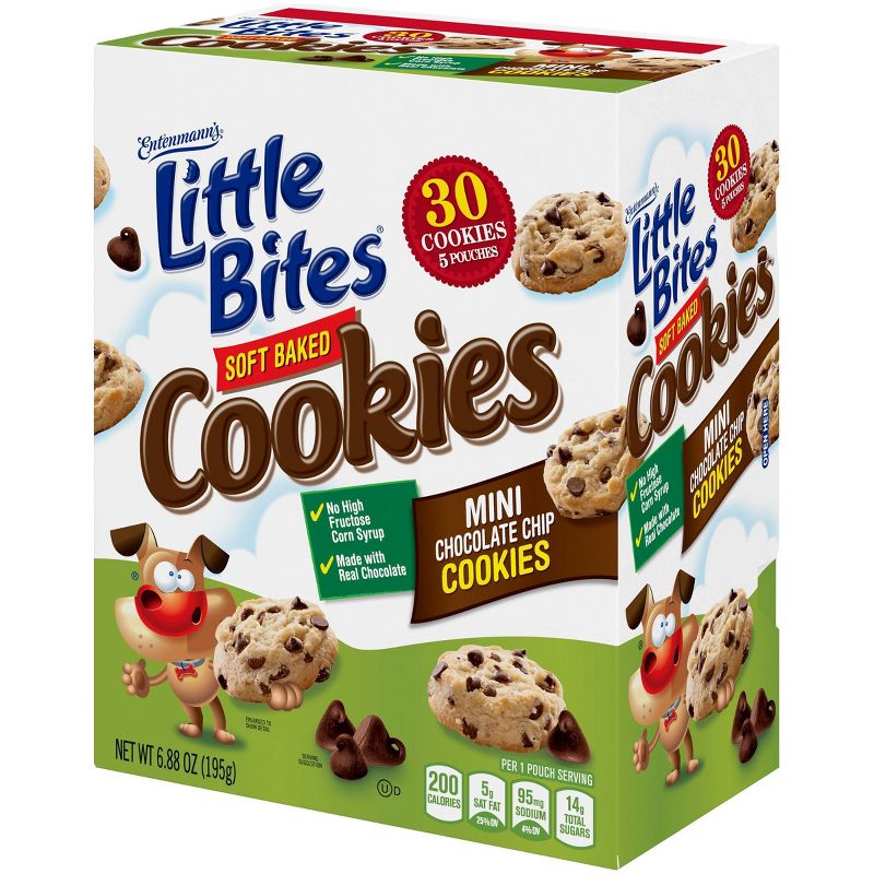 Entenmann's Chocolate Chip Cookie Little Bites - 5ct/8.25oz
