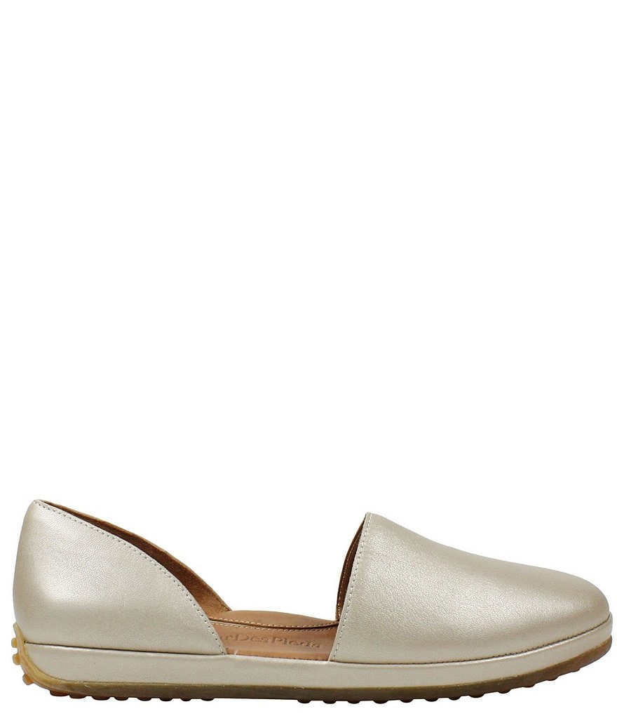 Jack Rogers Blair Pointed Toe Bow Leather Flats