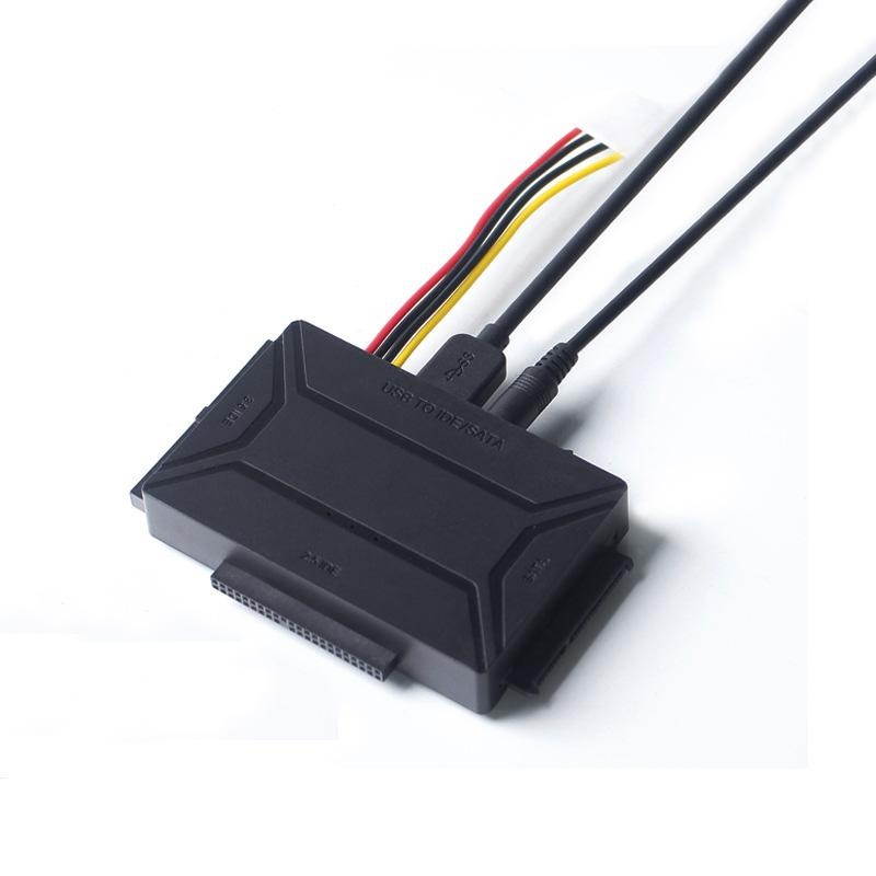 ULT-BEST USB 3.0 to SATA 2.5 3.5 inch IDE HDD SSD Hard Drive Converter Cable Adapter EU Plug -