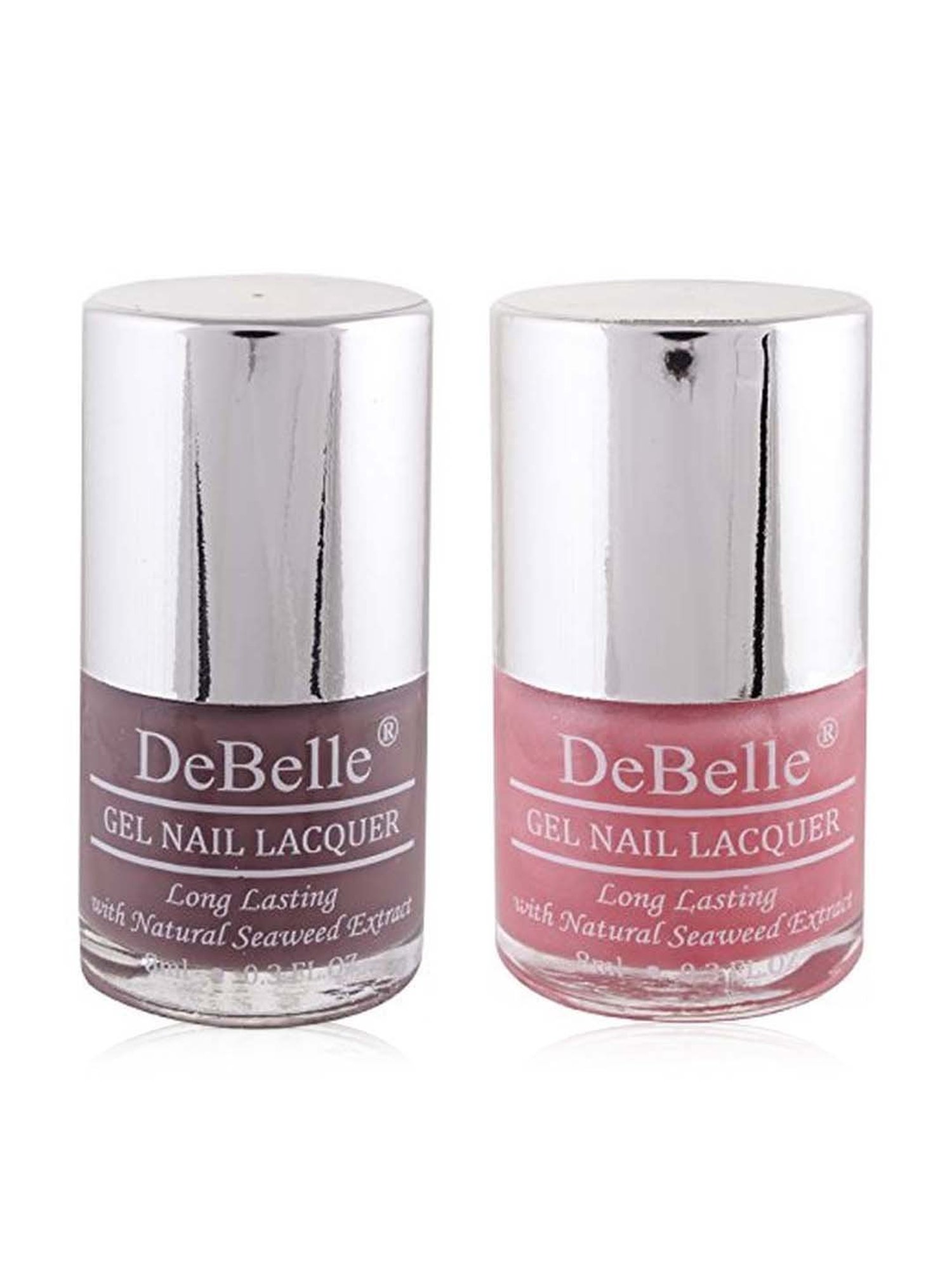 DeBelle Nail Lacquer Fleur De Pearl Set of 2