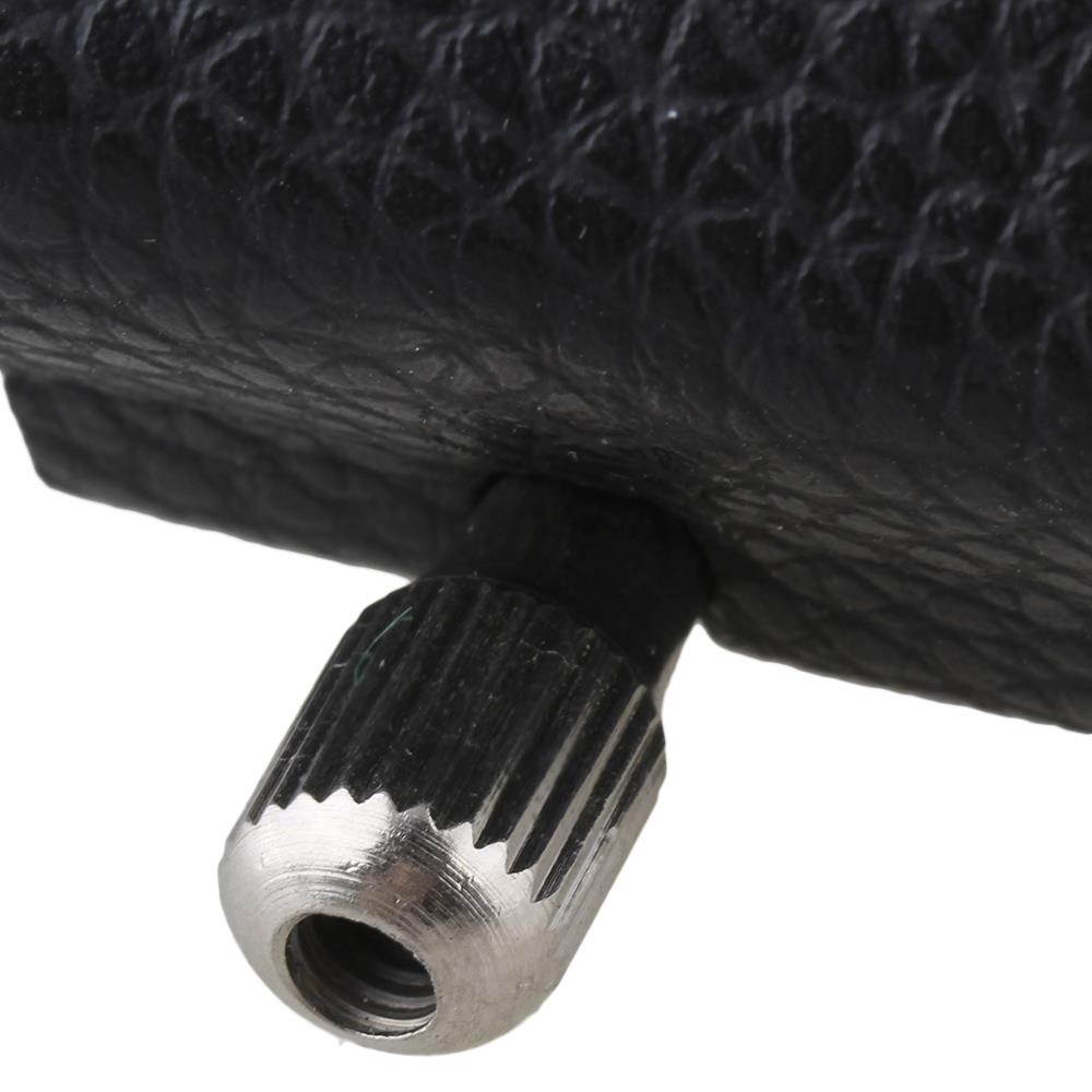 BQLZR 10PCS Alto Saxophone Artificial Leather Ligature Fastener w/ Fattener Black