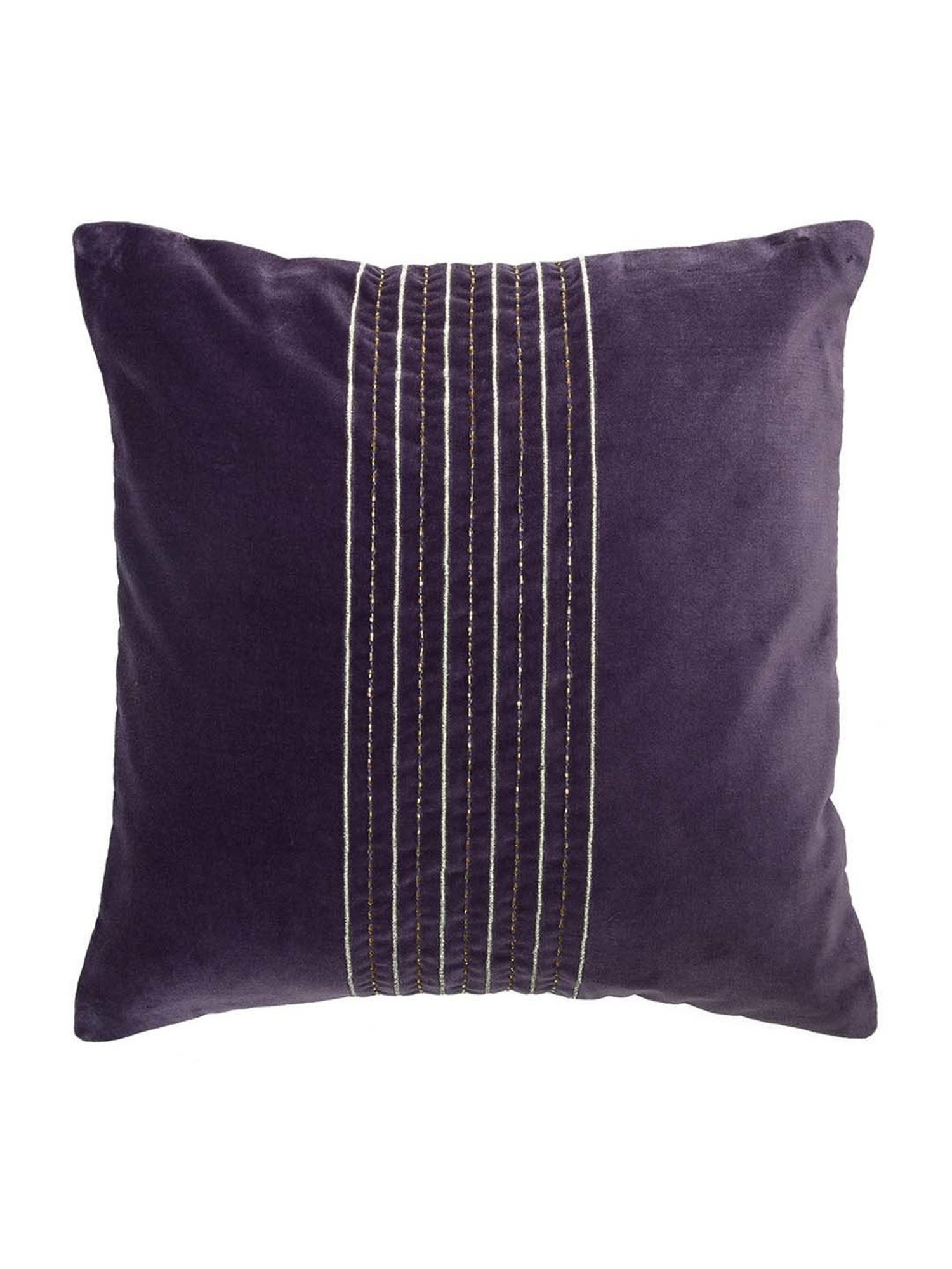 @home Nilkamal Lavender Cotton Cushion Cover