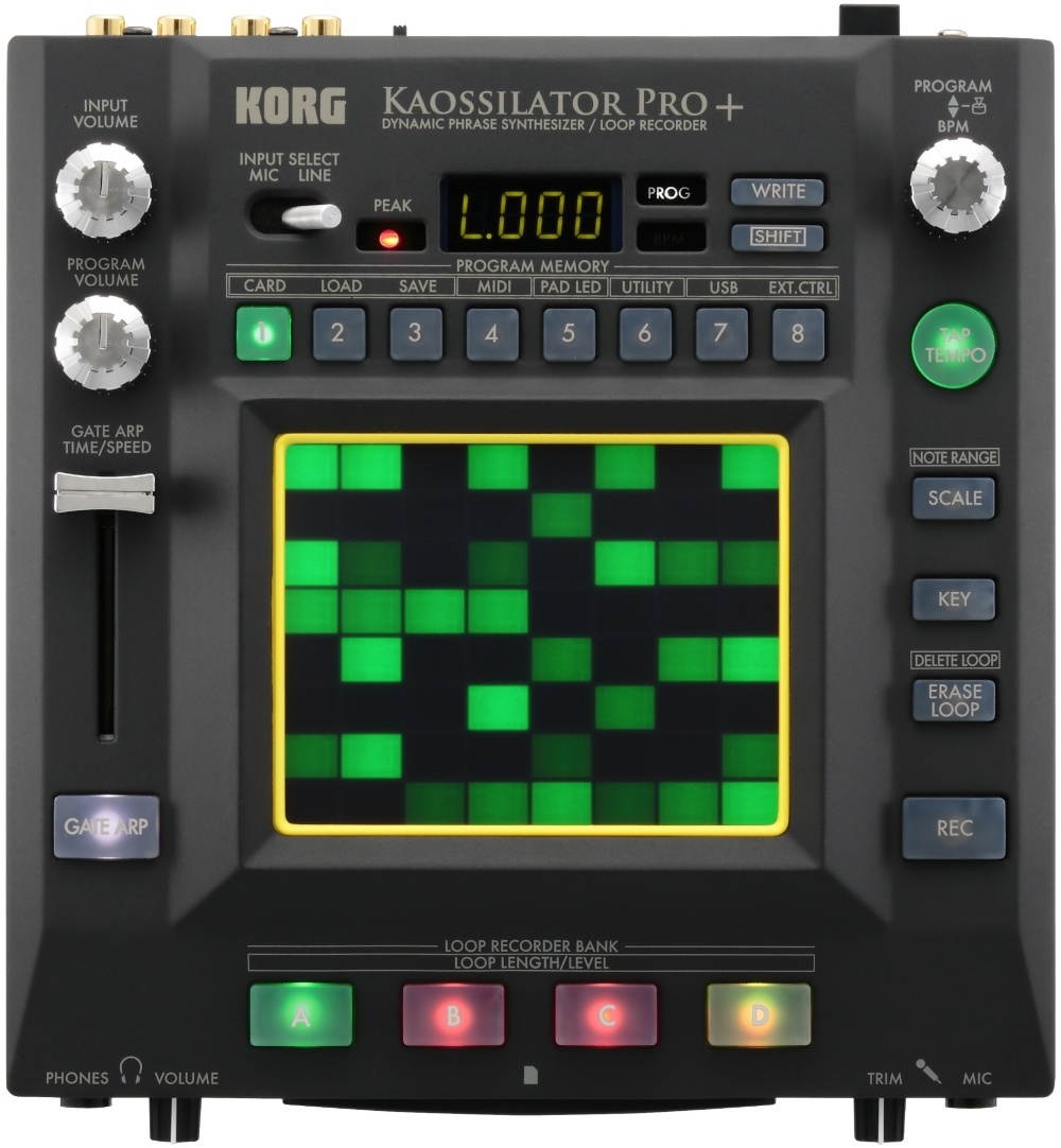 Korg Kaossilator Pro+ Dynamic Phrase Synthesizer/Loop Recorder