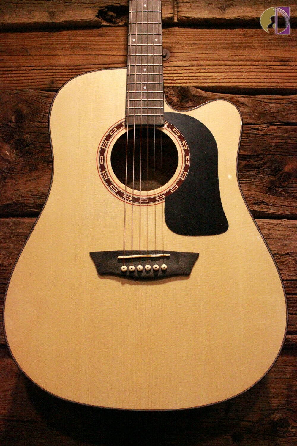 Washburn Apprentice D5CE Acoustic-Electric Guitar Starter Pack w/ Gig Bag