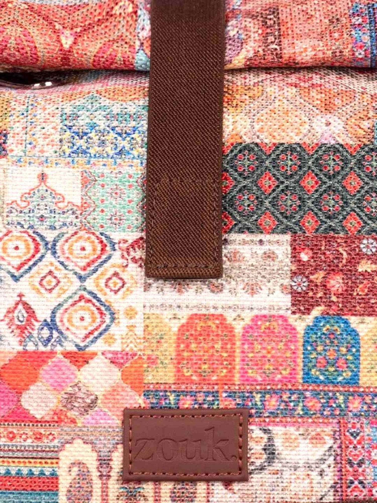 ZOUK Multicolor Printed Handbag