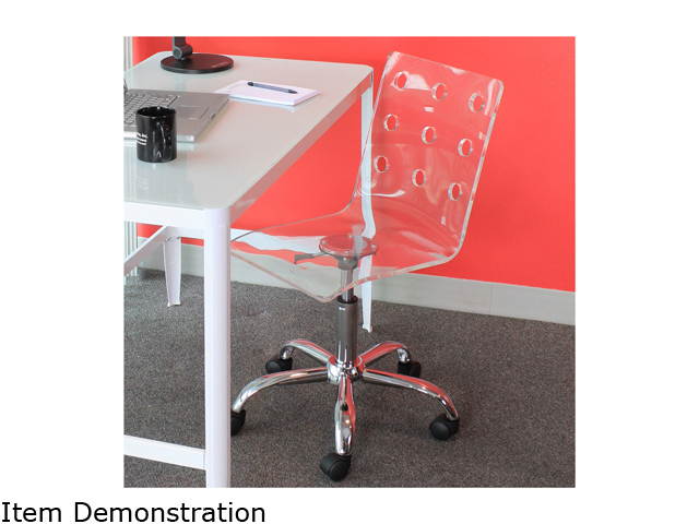 LumiSource OFC-TW-SWISS CL Swiss Acrylic Office Chair