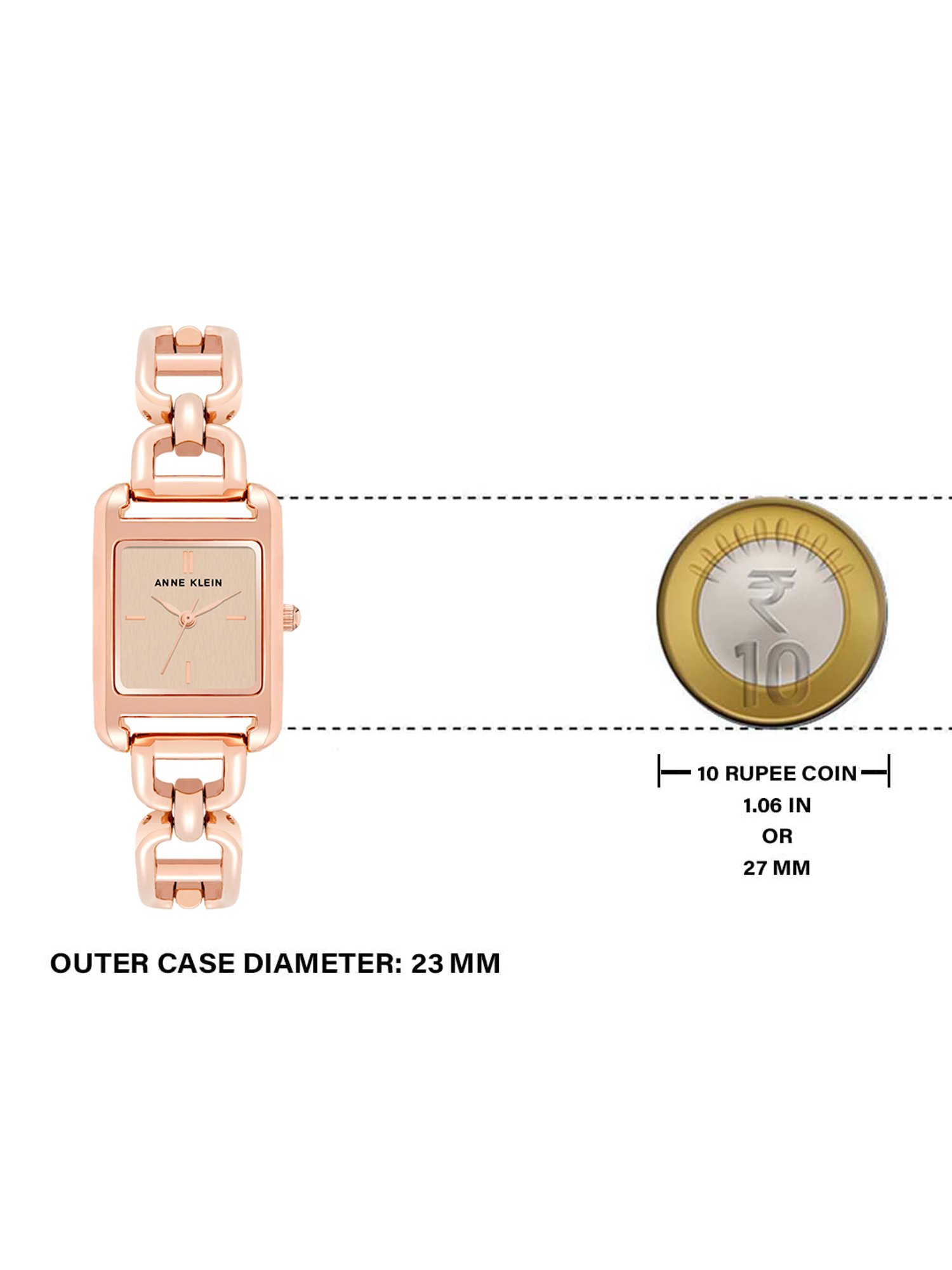 Anne Klein AK4094RGRG Analog Watch for Women